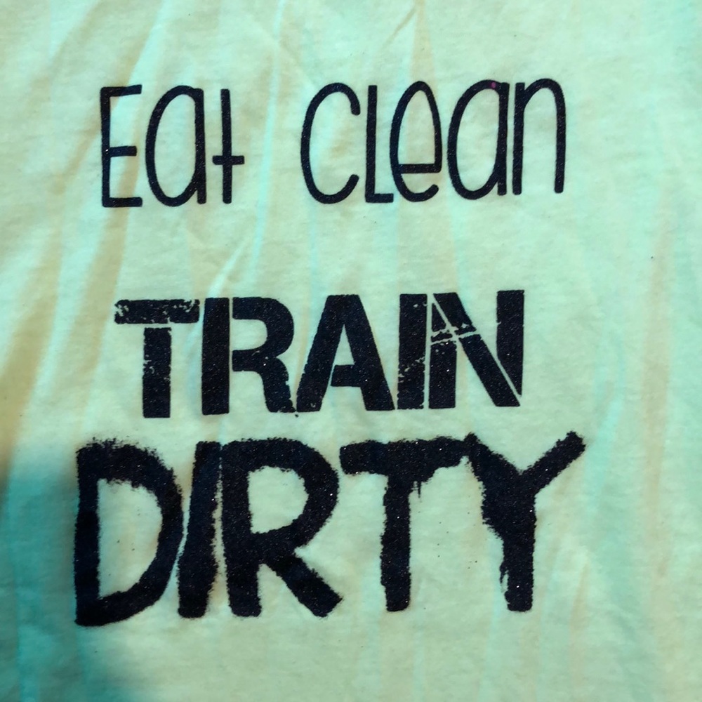 Fun “Eat Clean & Train Dirty Tank - Picture 3 of 4